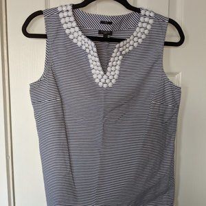 Nautical Stretch Tank Top